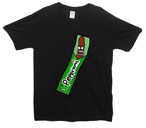 Angry Peperami Printed T-Shirt - Mr Wings Emporium 