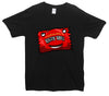 Happy Wagon Wheel Printed T-Shirt - Mr Wings Emporium 