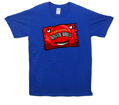 Happy Wagon Wheel Printed T-Shirt - Mr Wings Emporium 