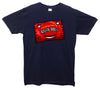 Happy Wagon Wheel Printed T-Shirt - Mr Wings Emporium 