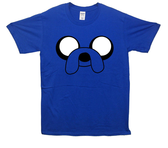 Adventure Time Jake The Dog Face Printed T-Shirt - Mr Wings Emporium 