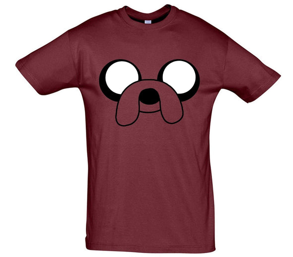 Adventure Time Jake The Dog Face Printed T-Shirt - Mr Wings Emporium 