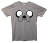 Adventure Time Jake The Dog Face Printed T-Shirt - Mr Wings Emporium 