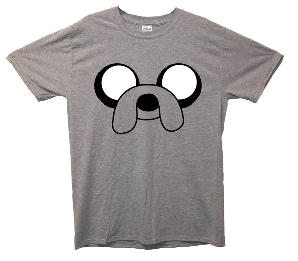 Adventure Time Jake The Dog Face Printed T-Shirt - Mr Wings Emporium 