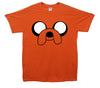 Adventure Time Jake The Dog Face Printed T-Shirt - Mr Wings Emporium 