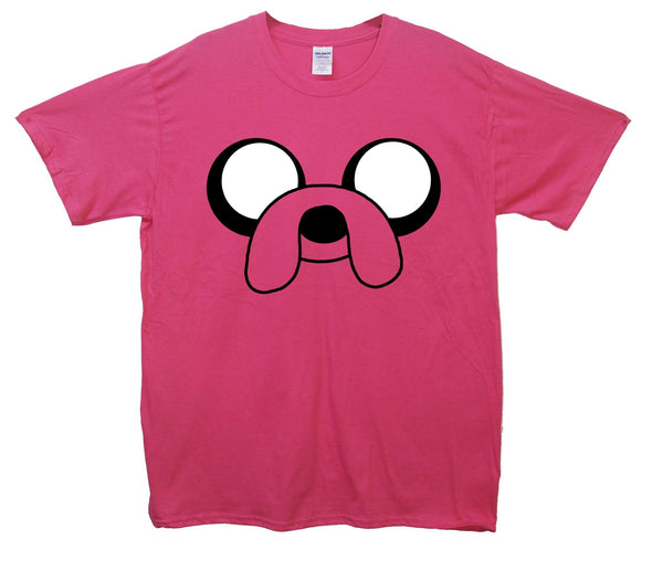 Adventure Time Jake The Dog Face Printed T-Shirt - Mr Wings Emporium 