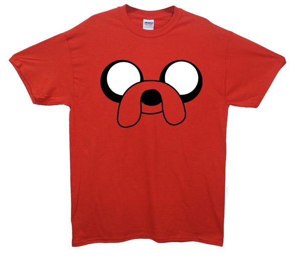 Adventure Time Jake The Dog Face Printed T-Shirt - Mr Wings Emporium 