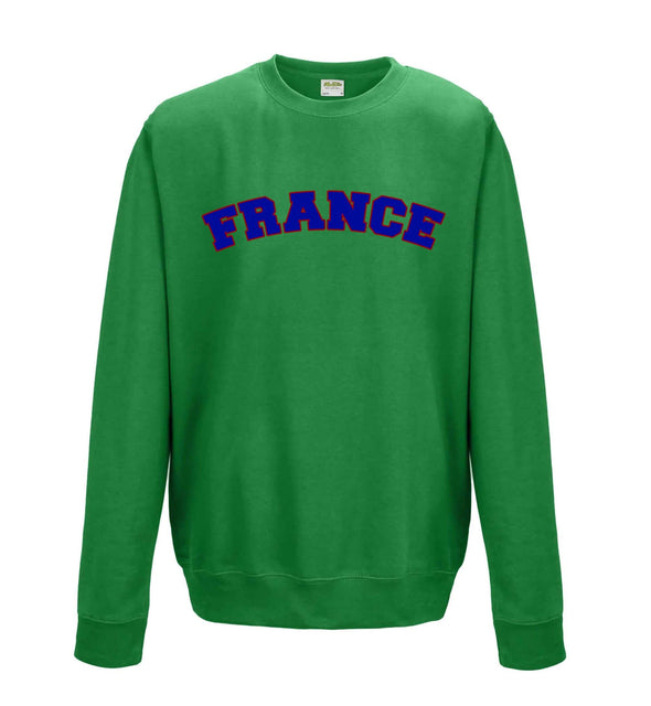 France Printed Sweatshirt - Mr Wings Emporium 
