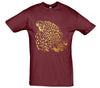 Gold Leopard Artwork Printed T-Shirt - Mr Wings Emporium 