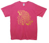 Gold Leopard Artwork Printed T-Shirt - Mr Wings Emporium 