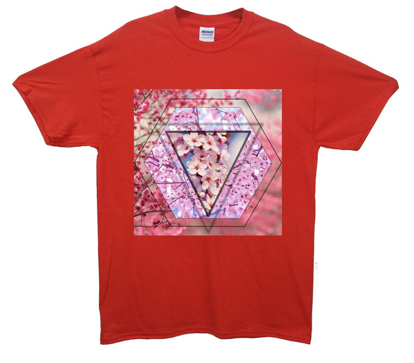 Blossom Prism Printed T-Shirt - Mr Wings Emporium 