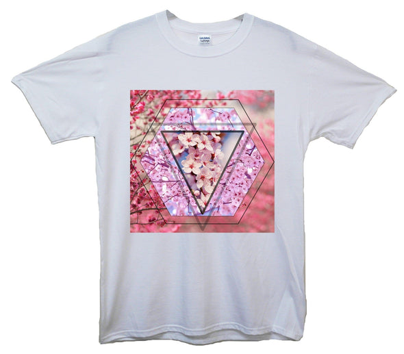 Blossom Prism Printed T-Shirt - Mr Wings Emporium 