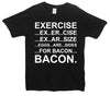 Exercise, Eggs Are Sides Printed T-Shirt - Mr Wings Emporium 