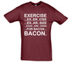 Exercise, Eggs Are Sides Printed T-Shirt - Mr Wings Emporium 