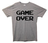 Game Over Gamer Pixel Printed T-Shirt - Mr Wings Emporium 