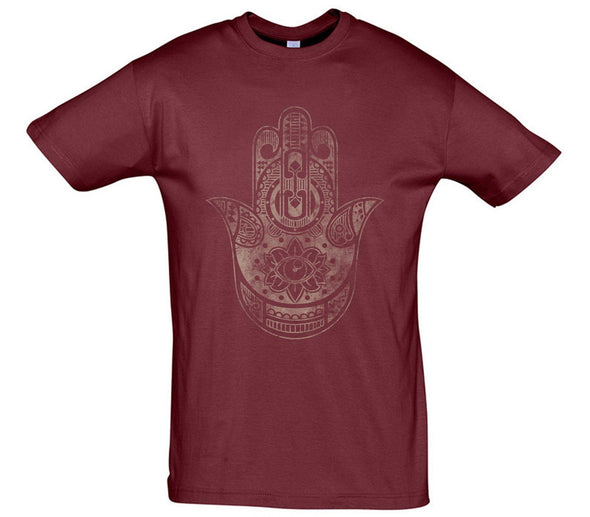 Fatima Hand Printed T-Shirt - Mr Wings Emporium 