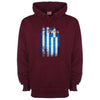 Greece Distressed Flag Printed Hoodie - Mr Wings Emporium 