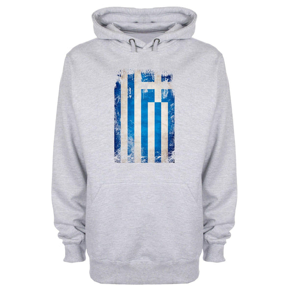 Greece Distressed Flag Printed Hoodie - Mr Wings Emporium 