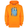 Greece Distressed Flag Printed Hoodie - Mr Wings Emporium 