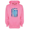 Greece Distressed Flag Printed Hoodie - Mr Wings Emporium 