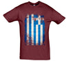 Greece Distressed Flag Printed T-Shirt - Mr Wings Emporium 