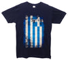 Greece Distressed Flag Printed T-Shirt - Mr Wings Emporium 