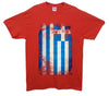 Greece Distressed Flag Printed T-Shirt - Mr Wings Emporium 