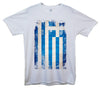 Greece Distressed Flag Printed T-Shirt - Mr Wings Emporium 