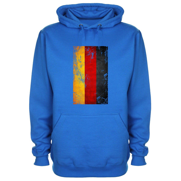 Germany Distressed Flag Printed Hoodie - Mr Wings Emporium 