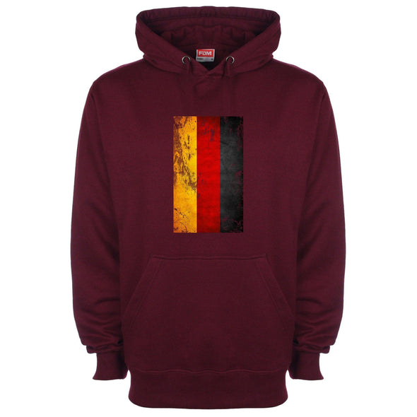 Germany Distressed Flag Printed Hoodie - Mr Wings Emporium 