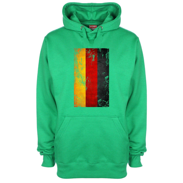 Germany Distressed Flag Printed Hoodie - Mr Wings Emporium 