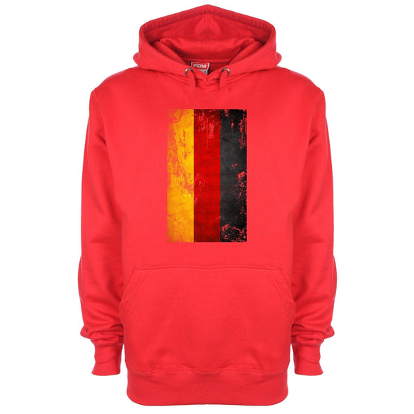 Germany Distressed Flag Printed Hoodie - Mr Wings Emporium 
