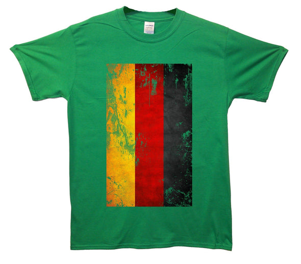 Germany Distressed Flag Printed T-Shirt - Mr Wings Emporium 