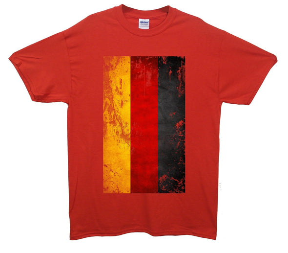 Germany Distressed Flag Printed T-Shirt - Mr Wings Emporium 