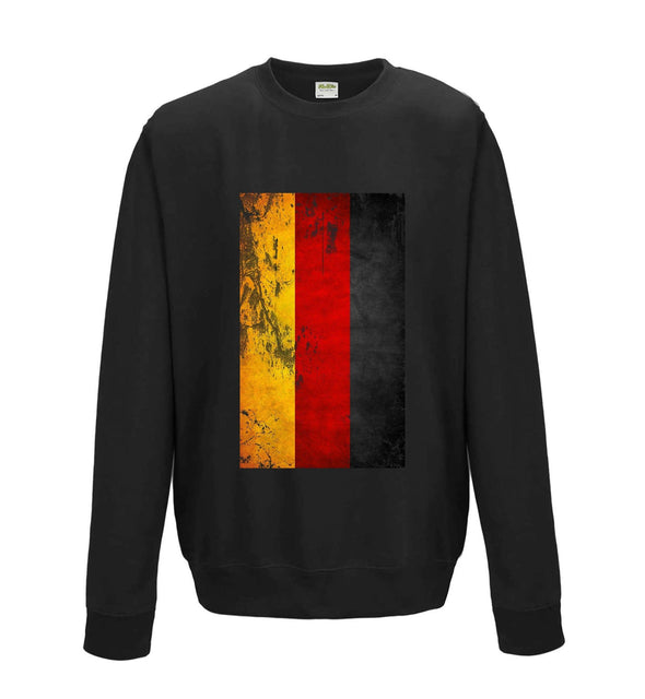 Germany Distressed Flag Printed Sweatshirt - Mr Wings Emporium 