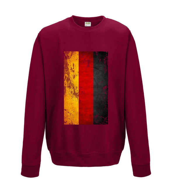 Germany Distressed Flag Printed Sweatshirt - Mr Wings Emporium 