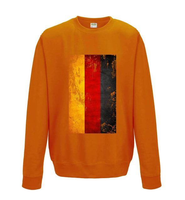 Germany Distressed Flag Printed Sweatshirt - Mr Wings Emporium 