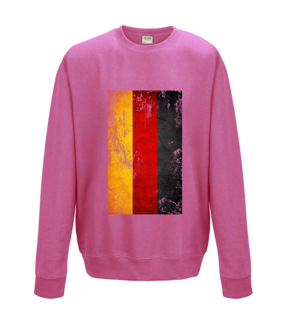 Germany Distressed Flag Printed Sweatshirt - Mr Wings Emporium 