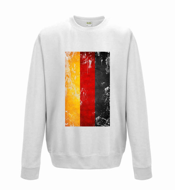 Germany Distressed Flag Printed Sweatshirt - Mr Wings Emporium 