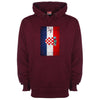 Croatia Distressed Flag Printed Hoodie - Mr Wings Emporium 