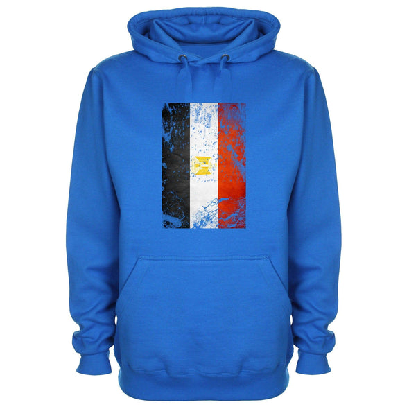 Egypt Distressed Flag Printed Hoodie - Mr Wings Emporium 