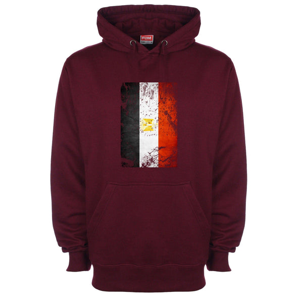 Egypt Distressed Flag Printed Hoodie - Mr Wings Emporium 