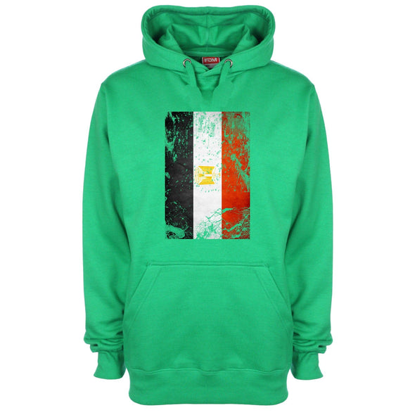 Egypt Distressed Flag Printed Hoodie - Mr Wings Emporium 
