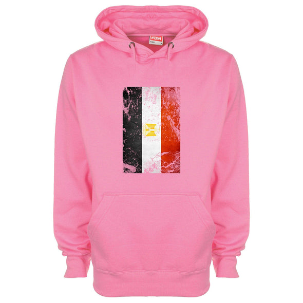 Egypt Distressed Flag Printed Hoodie - Mr Wings Emporium 