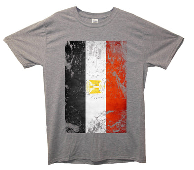 Egypt Distressed Flag Printed T-Shirt - Mr Wings Emporium 