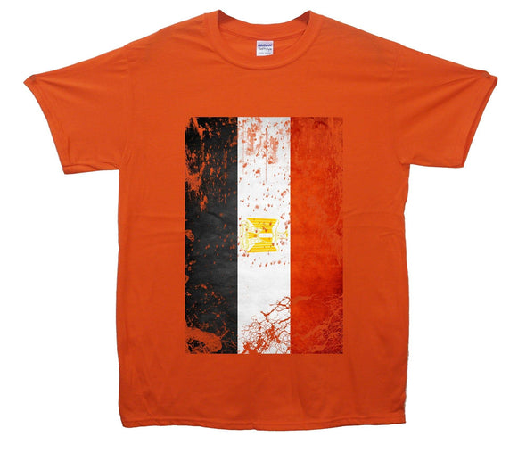 Egypt Distressed Flag Printed T-Shirt - Mr Wings Emporium 