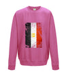 Egypt Distressed Flag Printed Sweatshirt - Mr Wings Emporium 