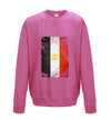 Egypt Distressed Flag Printed Sweatshirt - Mr Wings Emporium 