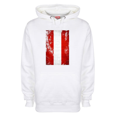 Austria Distressed Flag Printed Hoodie - Mr Wings Emporium 