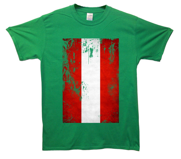 Austria Distressed Flag Printed T-Shirt - Mr Wings Emporium 